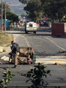 Vehicle in background is the 'hippo' anti-riot vehicle. I'll try to get an upclose picture to show you the damage this thing has taken over the years.